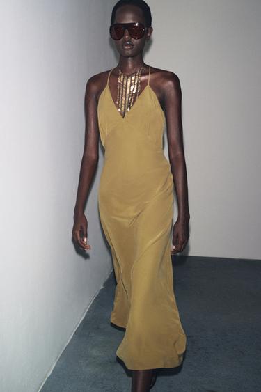 ROBE STYLE LINGERIE ZW COLLECTION - Kaki de Zara
