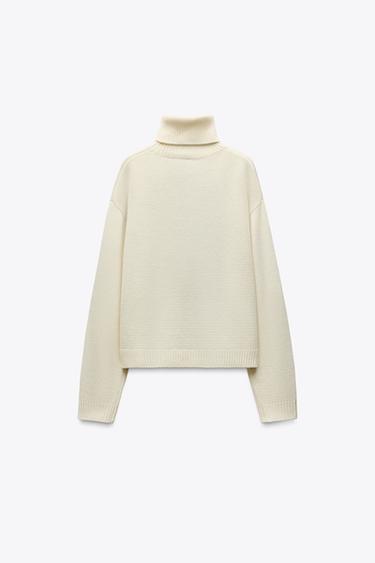 SKI COLLECTION JUMPER WITH WOOL AND CASHMERE - Ecru by Zara - Image 5