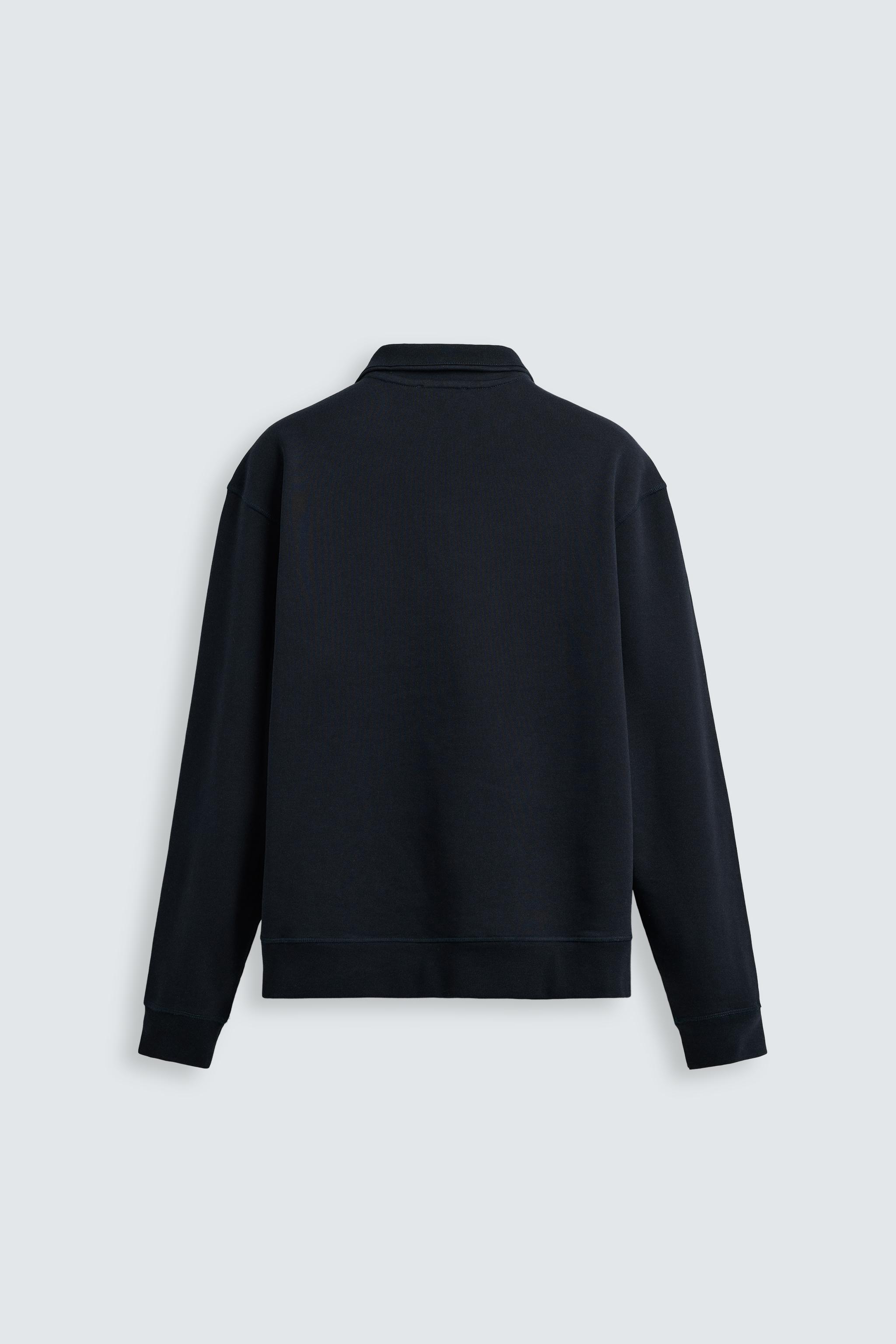 ★ZARA★ FLEECE QUARTER ZIP SWEATSHIRT QUARTER ZIP FLEECE SWEATSHIRT - Anthracite Gray | ZARA