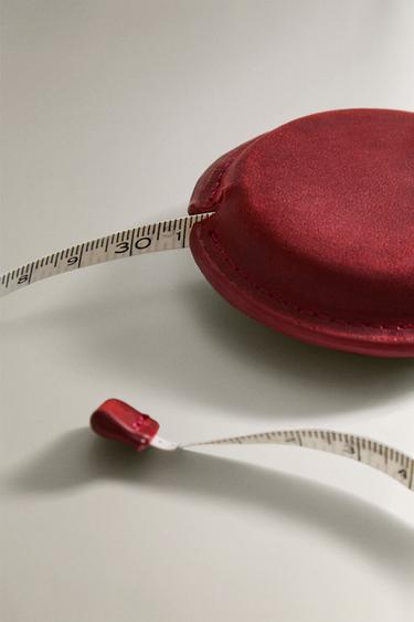 MÈTRE RUBAN ROND EN CUIR - Rouge de Zara - Image 3