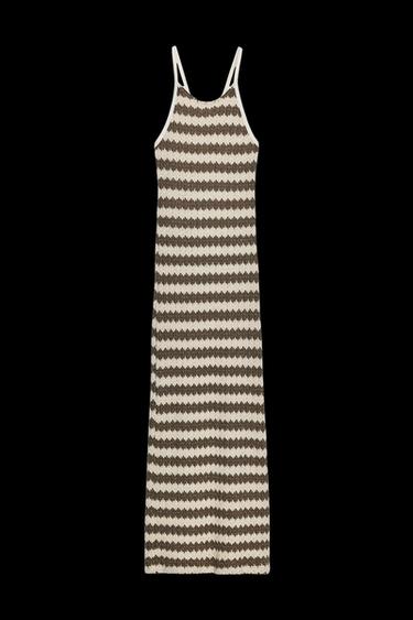STRIPED RUSTIC DRESS - Stripes by Zara - Image 0