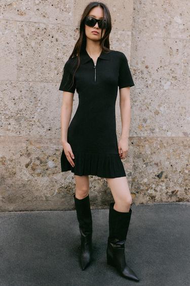 black sweater dress zara Women's Dresses Talla:XS/S