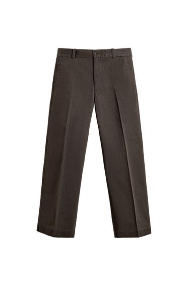 PANTALÓN CHINO TWILL ORIGINS ORIGINS - Marrón de Zara