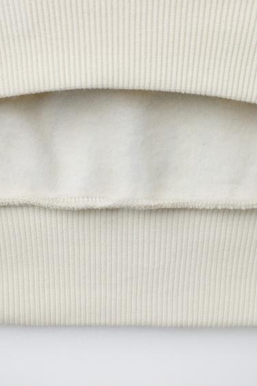 GRAFFITI SWEATSHIRT - Light ecru by Zara - Image 3