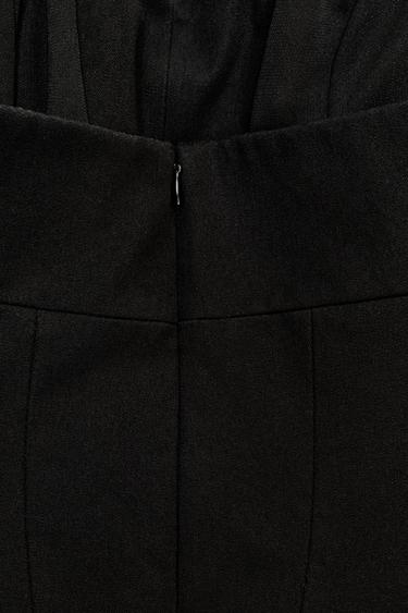 ROBE ENCOLURE HALTER ZW COLLECTION LIMITED EDITION - Noir de Zara - Image 8