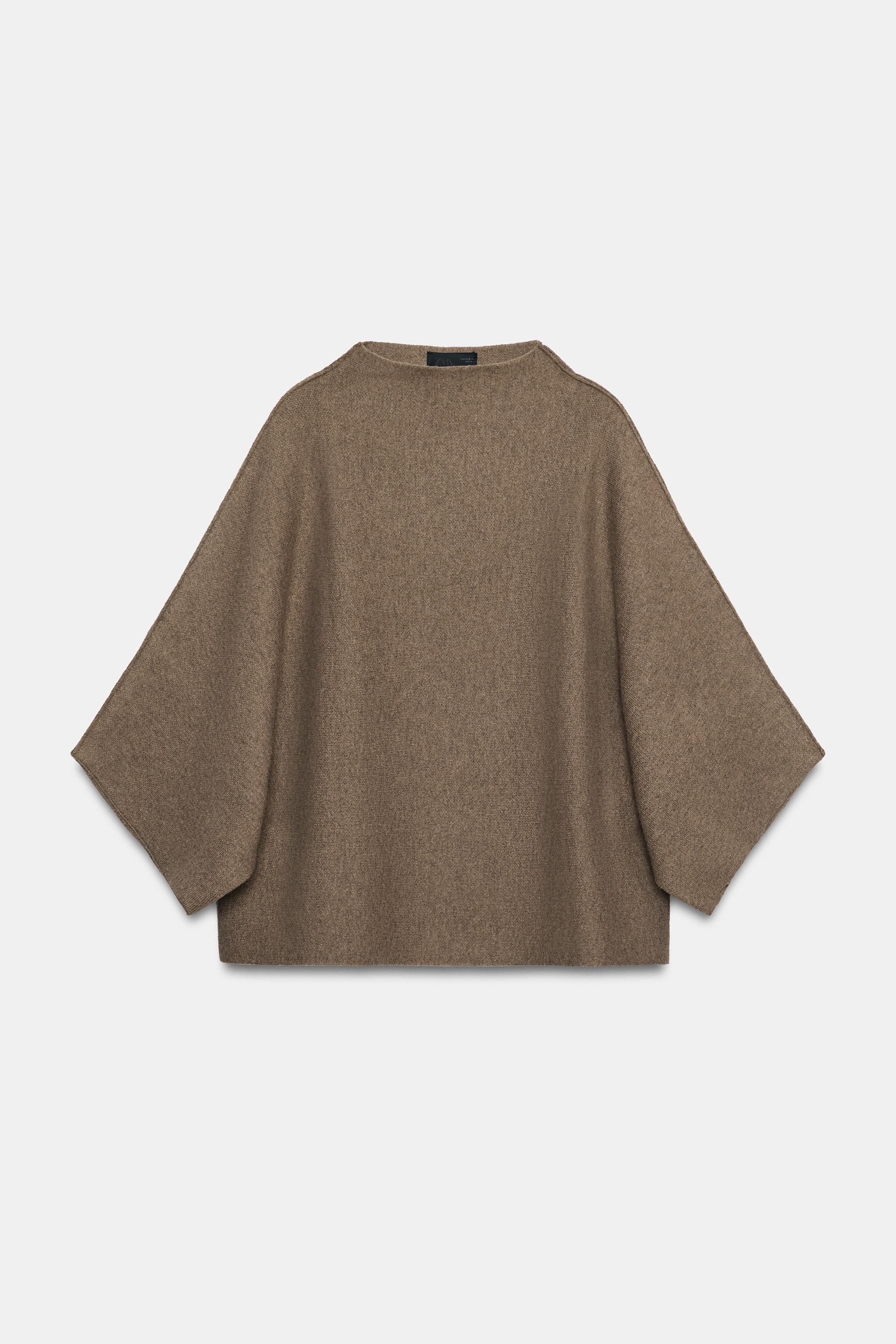 PULL EN MAILLE À MANCHES LARGES