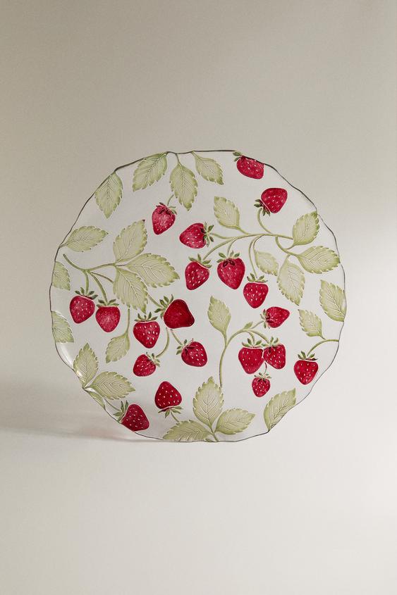 BAJOPLATO FRESAS - Rojo de Zara - Imagen 0