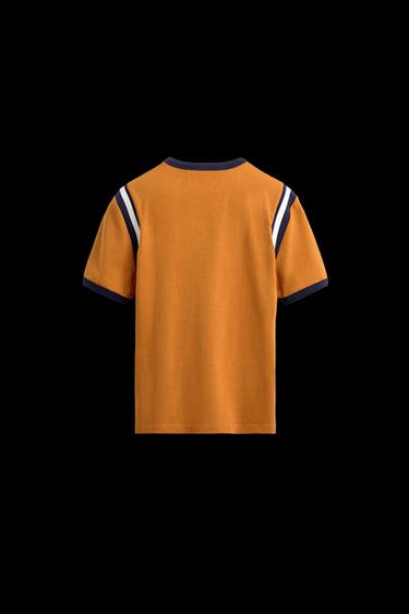 Zara CONTRAST T-SHIRT HARRY LAMBERT FOR ZARA X DISNEY - Orange