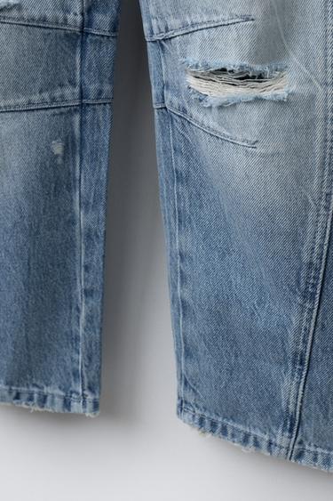 JEAN BARREL DÉCHIRÉ - Bleu de Zara - Image 3