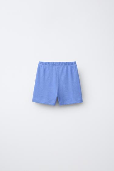 6-14 YEARS/ TEXTURED LABEL PYJAMAS - Blue by Zara - Image 4