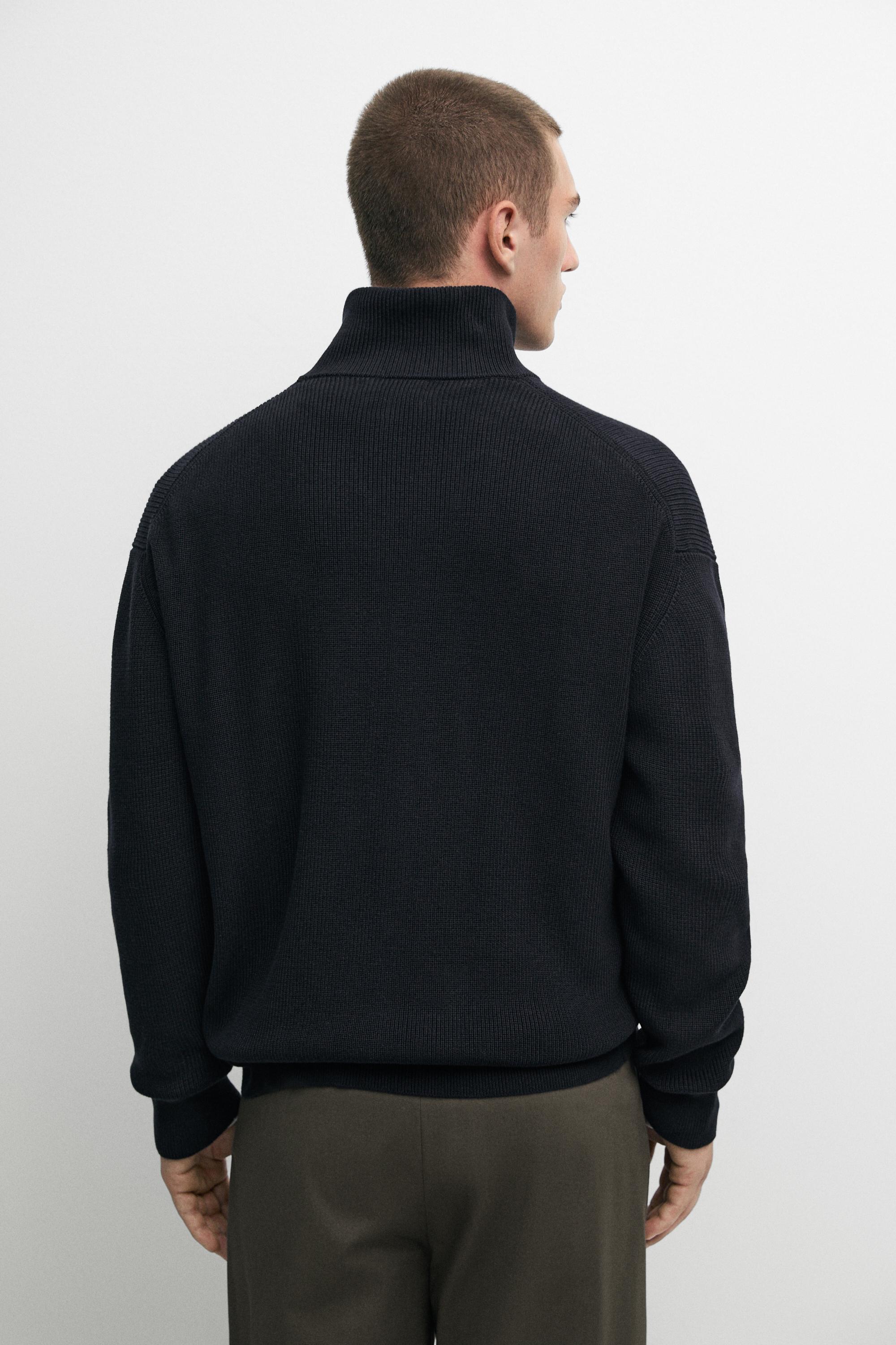 Cardigan en maille côtelée 100 % coton