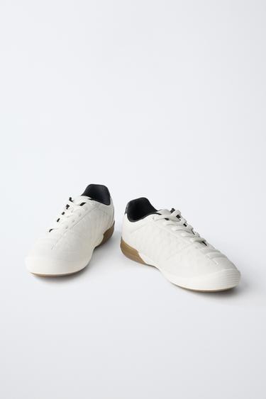 FOOTBALL SNEAKERS - White by Zara - Image 3