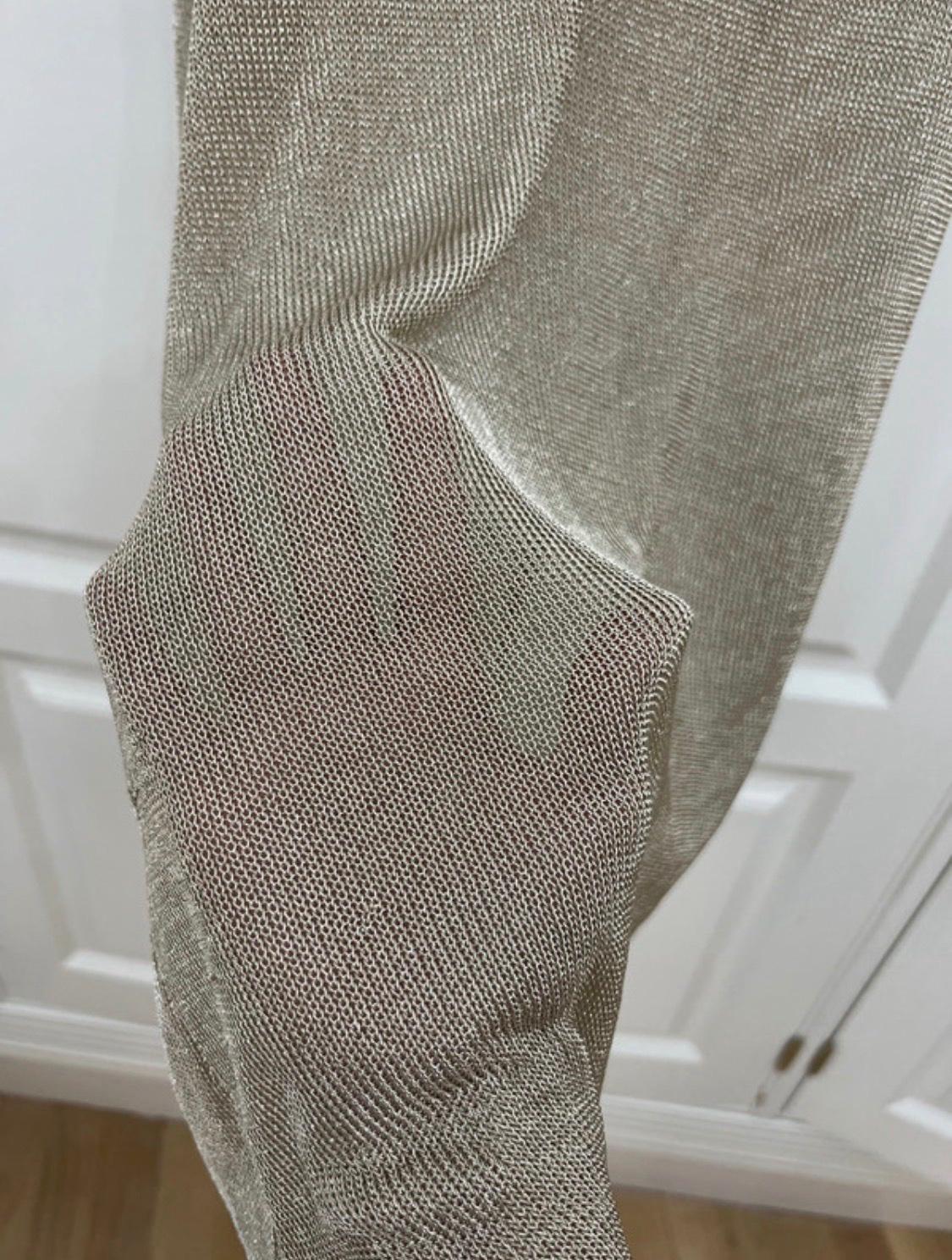 METALLIC THREAD KNIT DRESS - Image 3