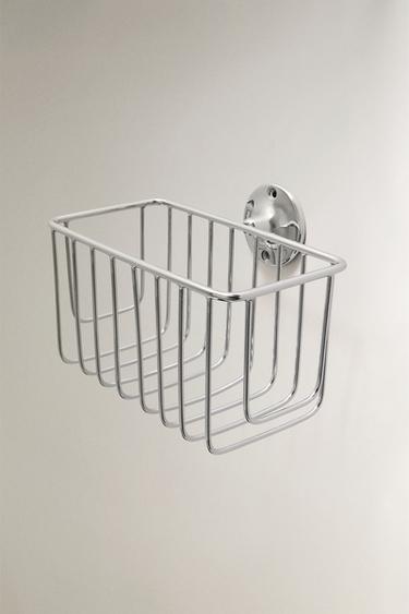 Zara METAL SHOWER SHELF - Silver - Image 0