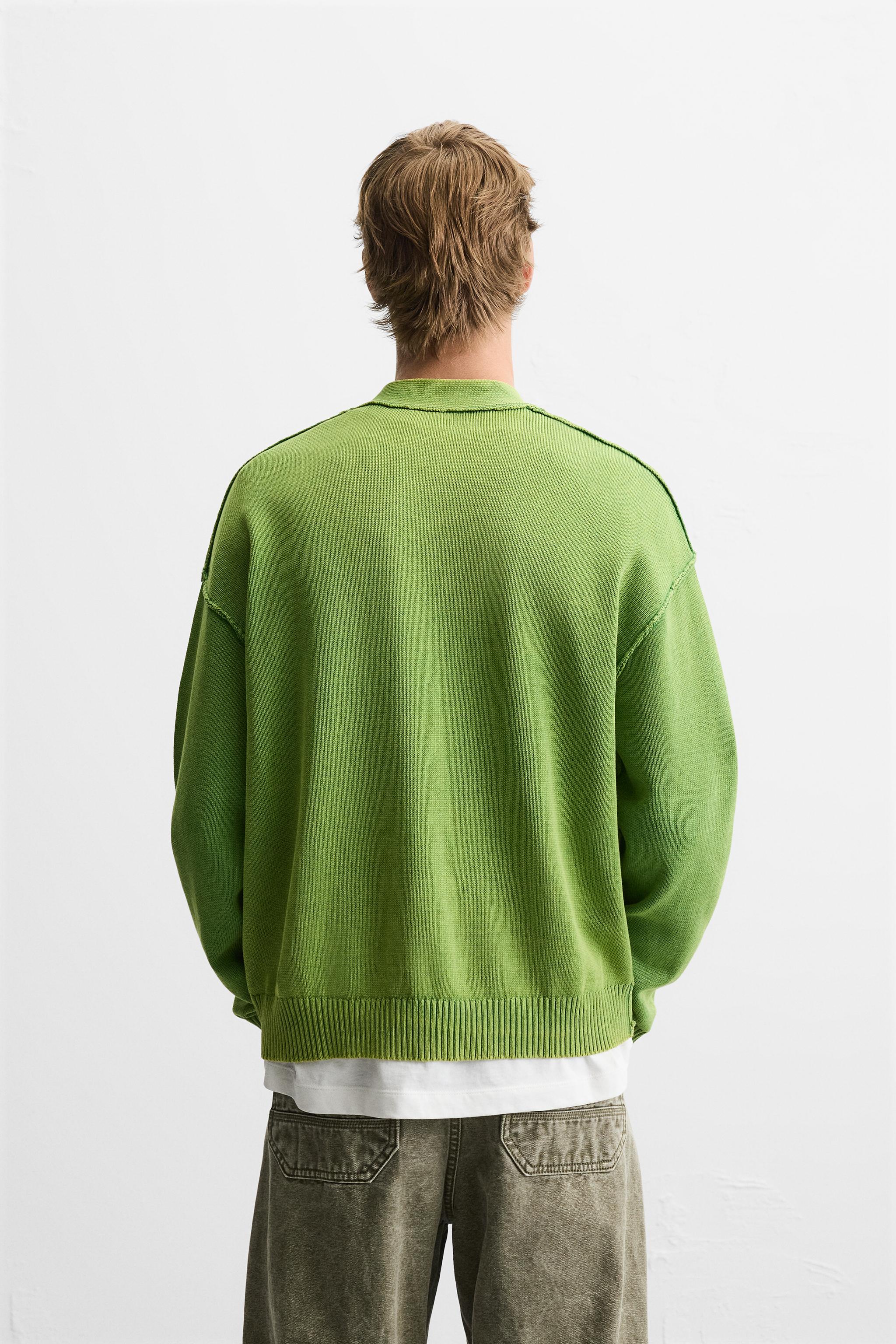 トップス RAINMAKER24ss DOUGI CARDIGAN GREEN Grinch Cardigan Sweaters Women's Cardigan Sweaters Solid