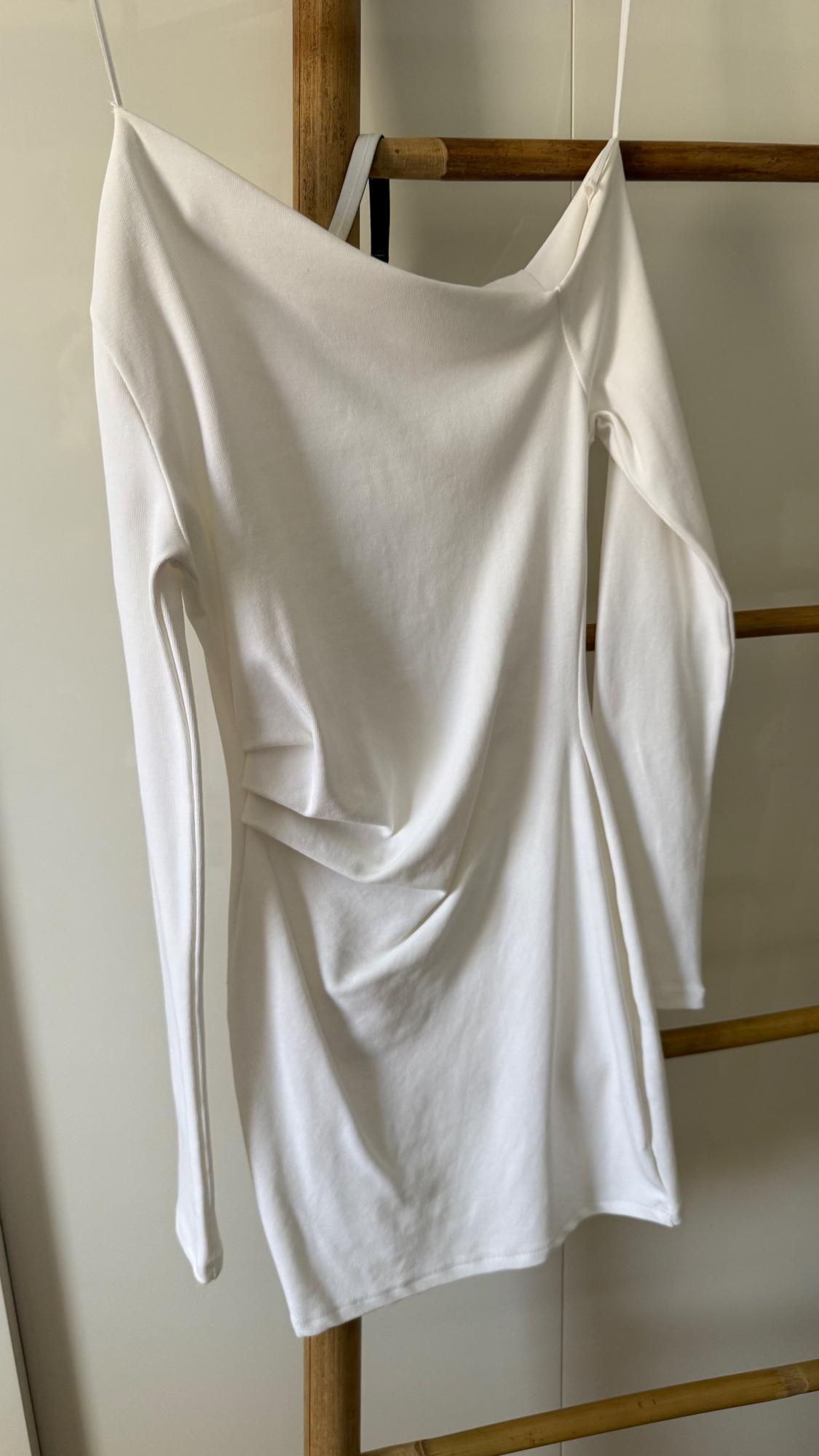 ASYMMETRIC DRAPED DRESS - Image 5