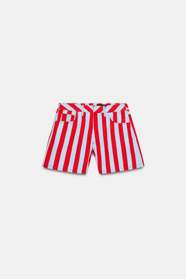 STRIPED SHORTS - Multicoloured by Zara - Image 4