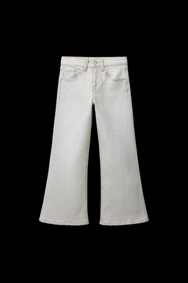 JEANS FLARE - Gris de Zara - Imagen 0
