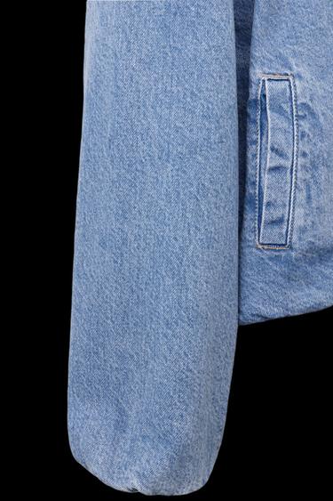 JEANS-BOMBERJACKE - Blau von Zara