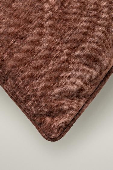 CHENILLE PIPING SEAT CUSHION — Pink 2
