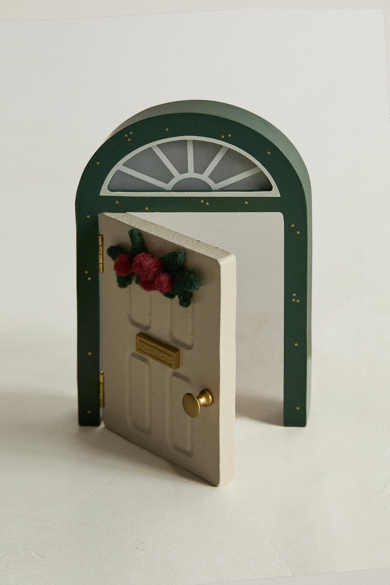 KIDS' LIGHT-UP CHRISTMAS MAGIC DOOR — Multicoloured