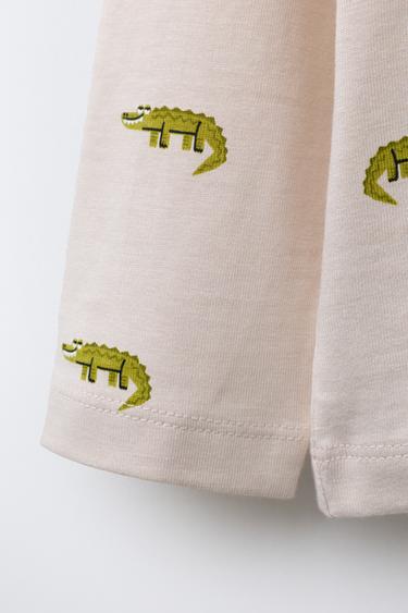 T-SHIRT À IMPRIMÉ ANIMAUX - Écru de Zara - Image 3