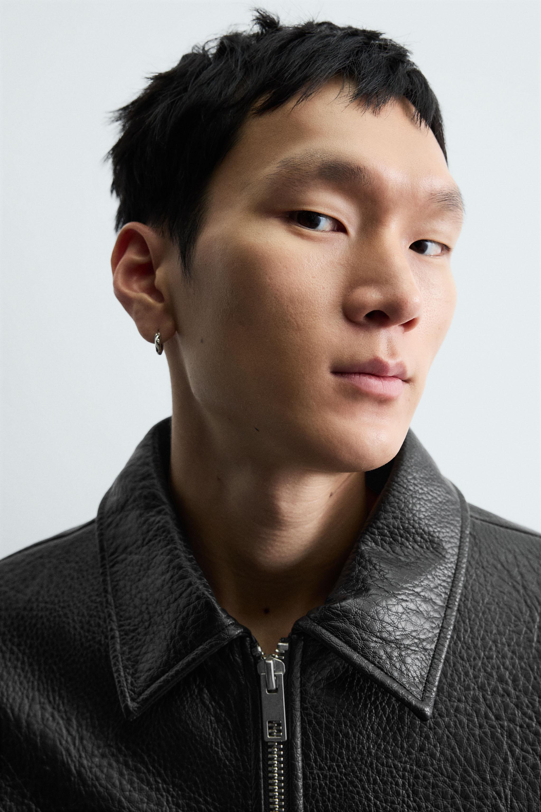 BLOUSON MATELASSÉ EN MATIÈRE SYNTHÉTIQUE