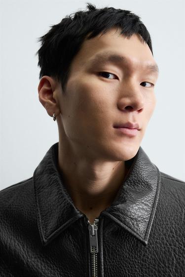 QUILTED FAUX LEATHER JACKET - Black by Zara - Image 4