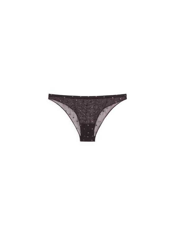 Semi-sheer polka dot briefs from Zara - $70
