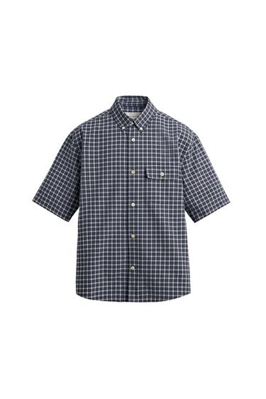 CHECK SHIRT WITH POCKET - 981 by Zara