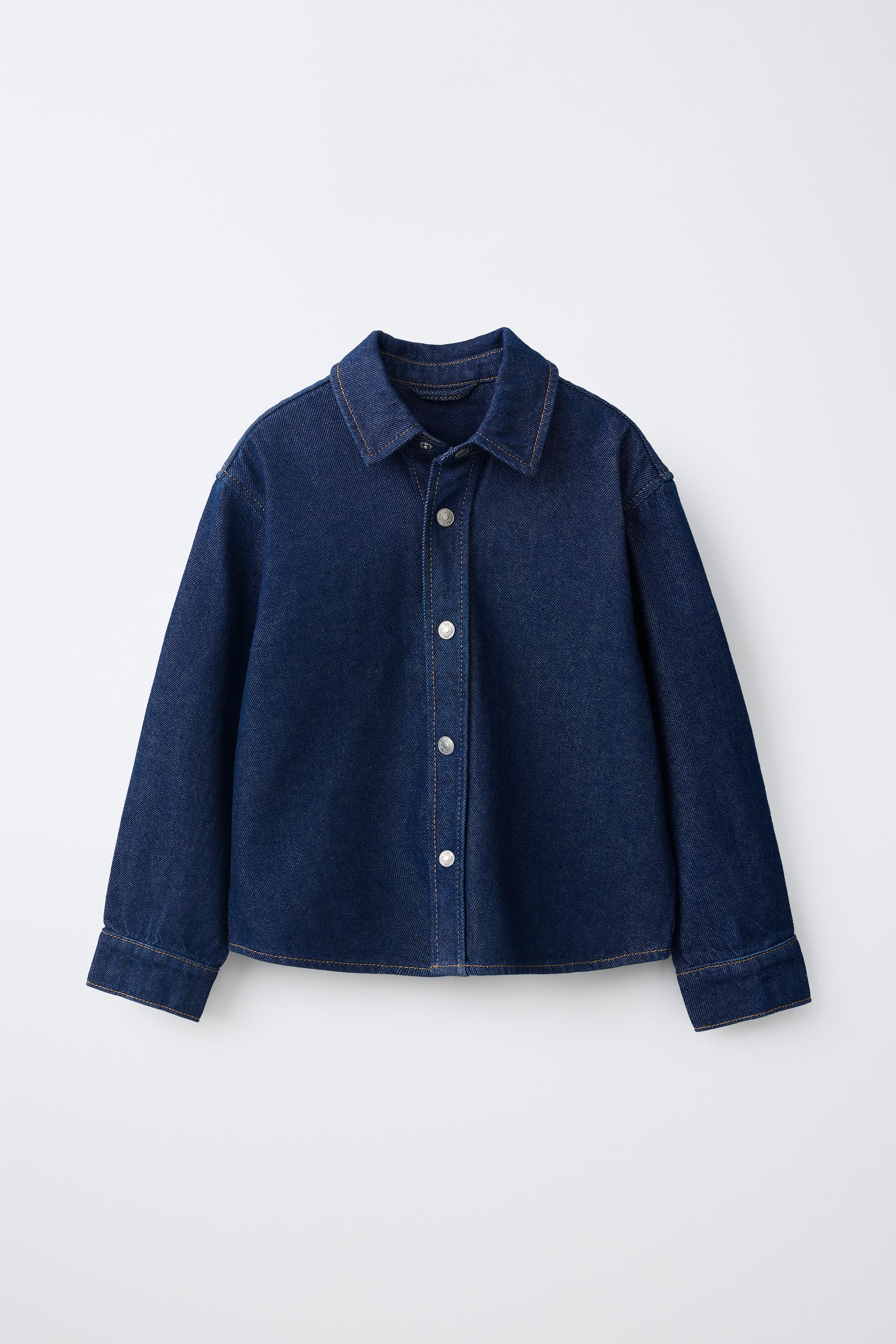 SURCHEMISE EN DENIM DOUBLÉE