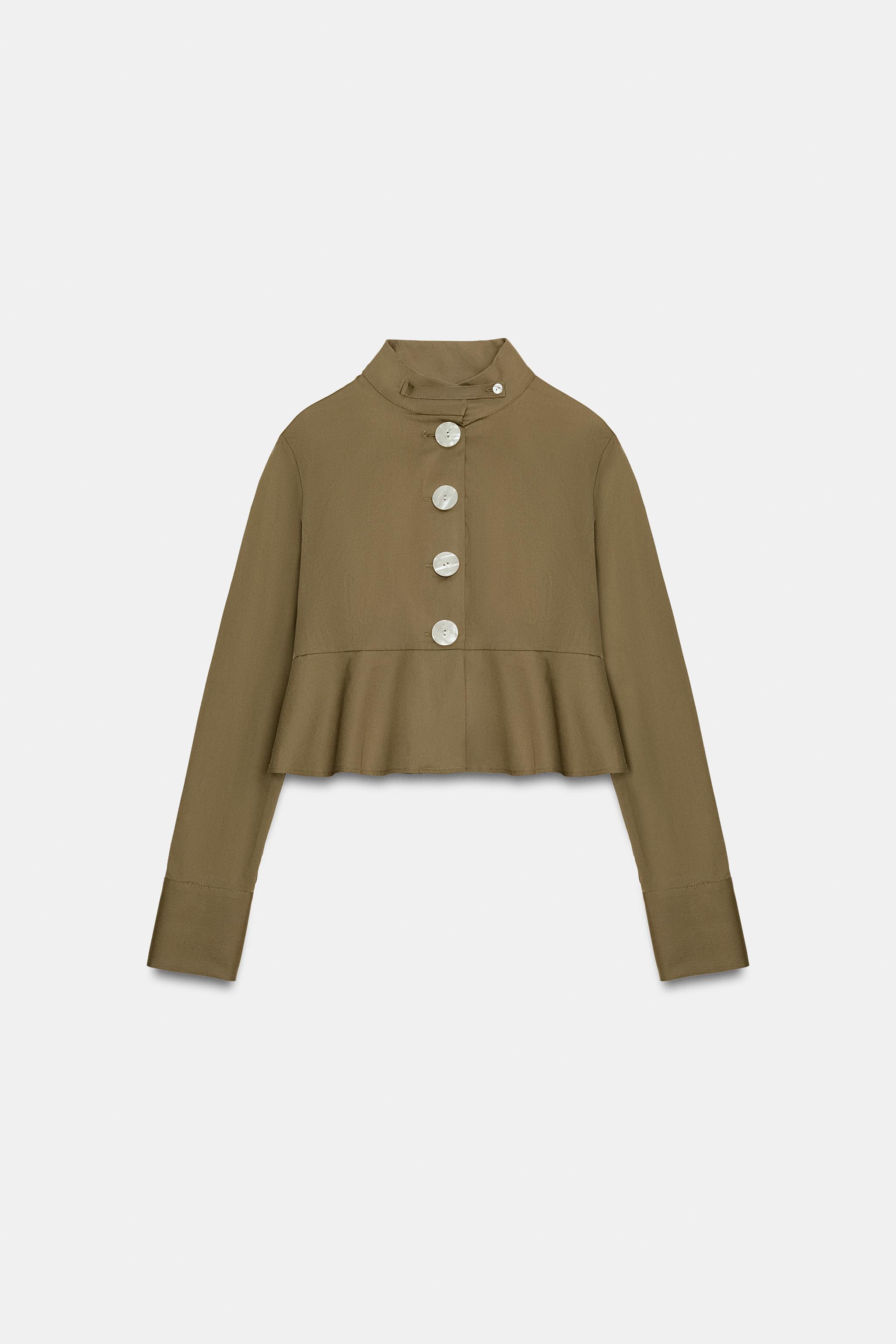 BUTTON POPLIN SHIRT