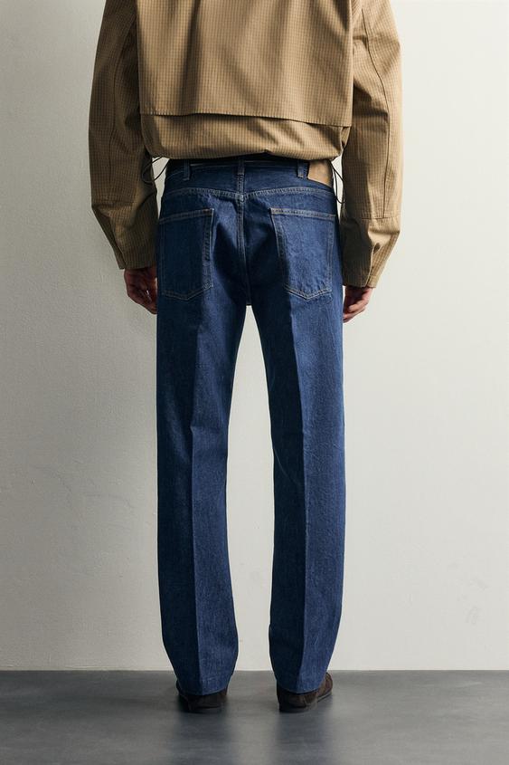 JEAN COUPE BOOTCUT REPASSÉ AARON LEVINE X ZARA - Bleu de Zara - Image 2