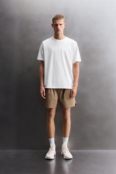 COTTON TRAINING T-SHIRT - White by Zara