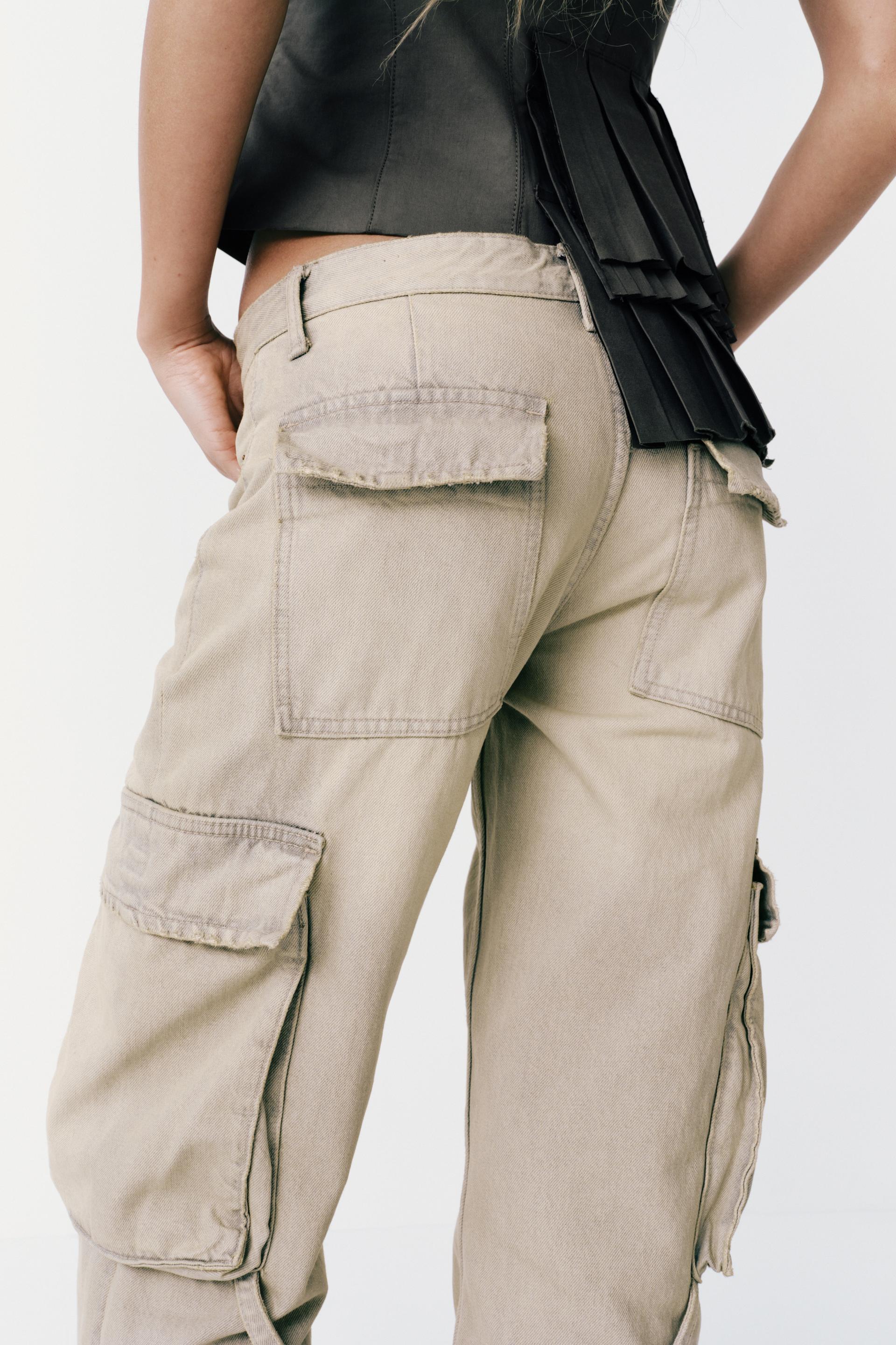 Zara womens cargo pants - Gem