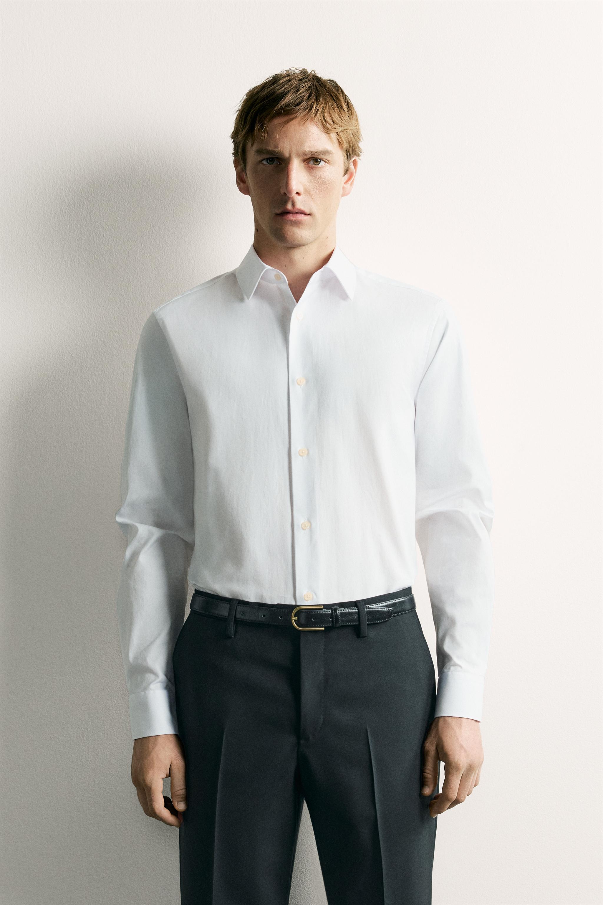 REGULAR FIT SHIRT — White