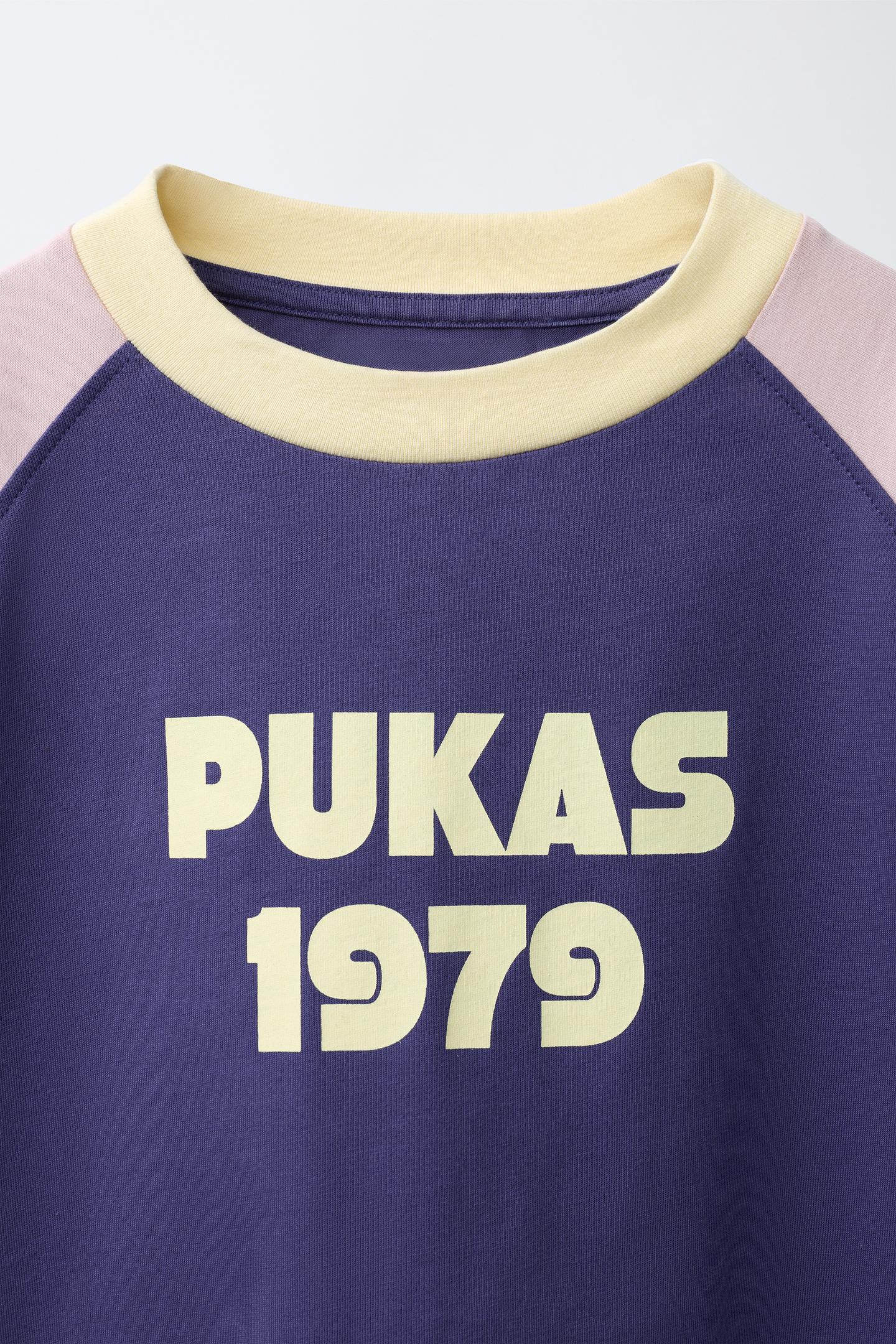 Детская футболка Zara Pukas Surf Raglan Sleeve, цвет: Синий — фото 3