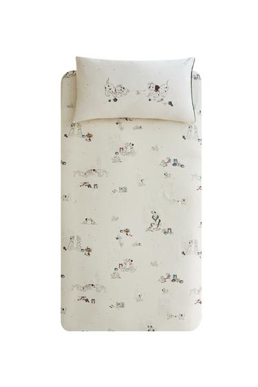 KIDS' 101 DALMATIANS ©DISNEY CHRISTMAS COTTON DUVET COVER (200 THREAD COUNT) - Multicoloured by Zara
