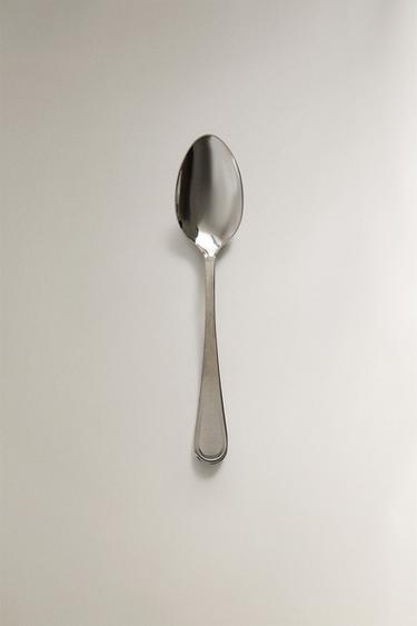 Zara SHINY STEEL SPOON - 青灰色 - 圖片 0
