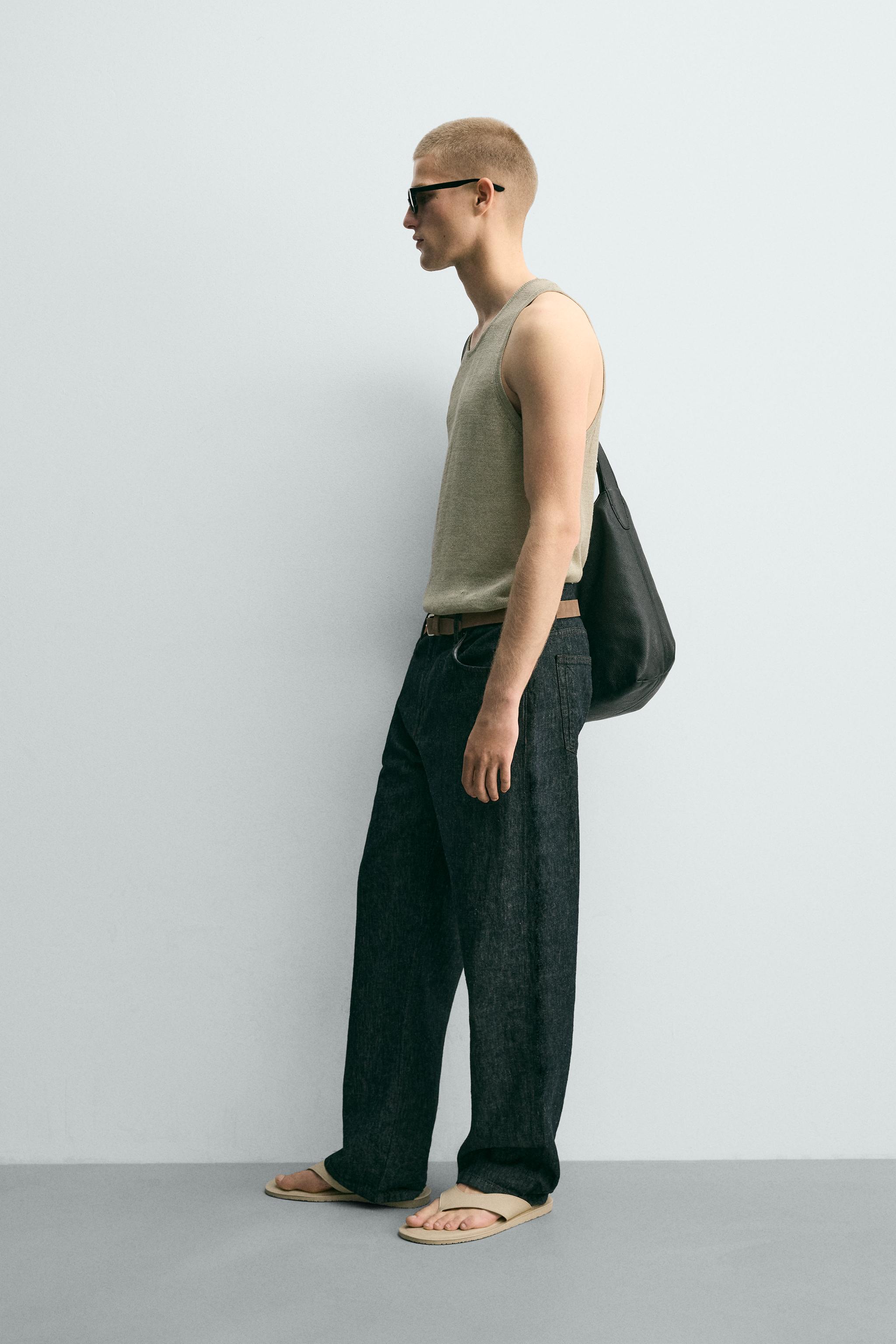 RELAXED FIT KNIT TANK TOP