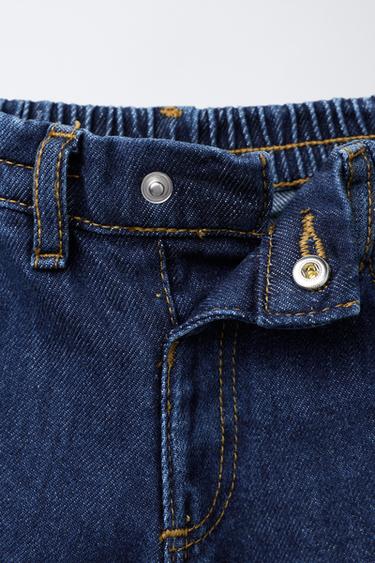 BAGGY-DENIMHOSE - Indigoblau von Zara