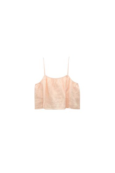 LINEN CROP TOP