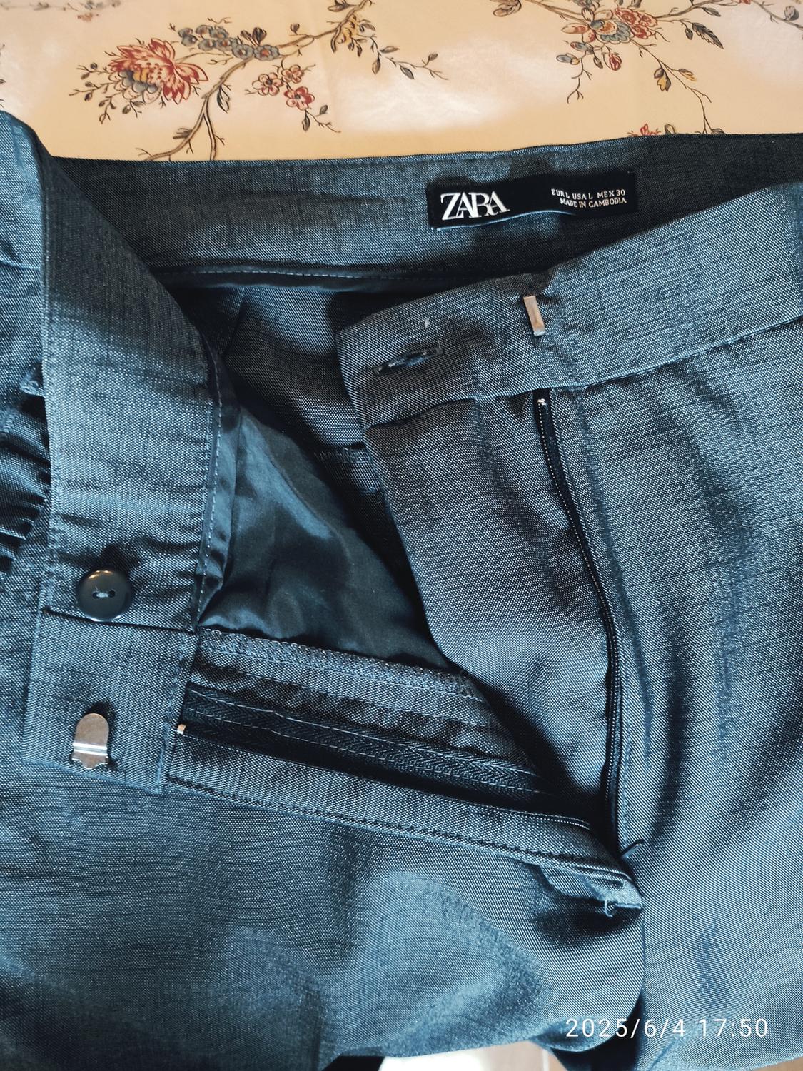 SKINNY TROUSERS WITH FRILLS ON POCKET - Image 5