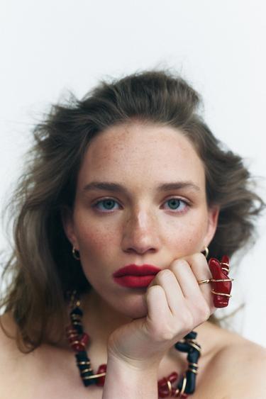 КОЛЬЦО «КОРАЛЛ» — КРАСНЫЙ от Zara — изображение 0