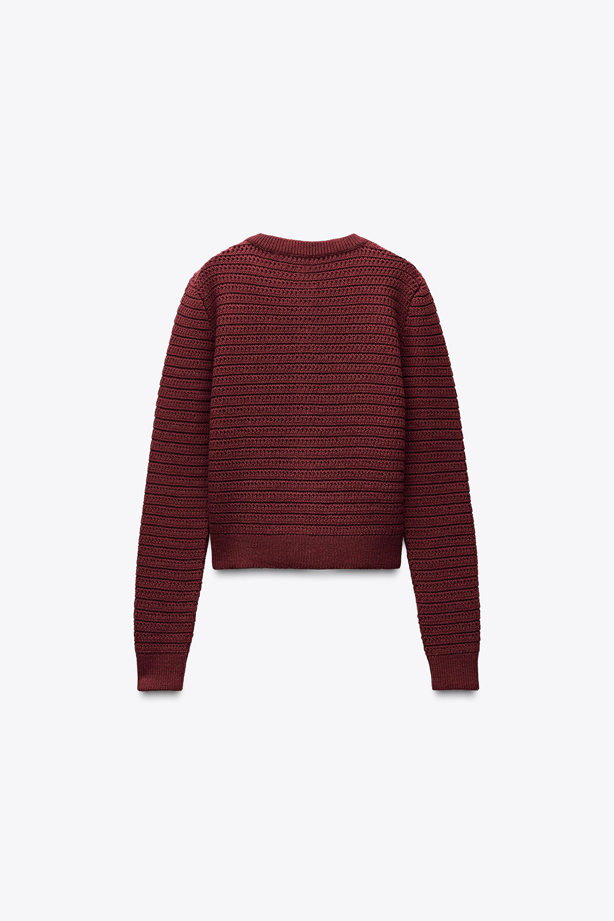 ZARA ニットクロスジャケット S - メルカリ