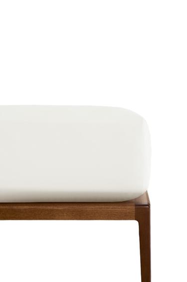 PERCALE FITTED SHEET | 40 CM HIGH (500 THREAD COUNT) - Білий Zara
