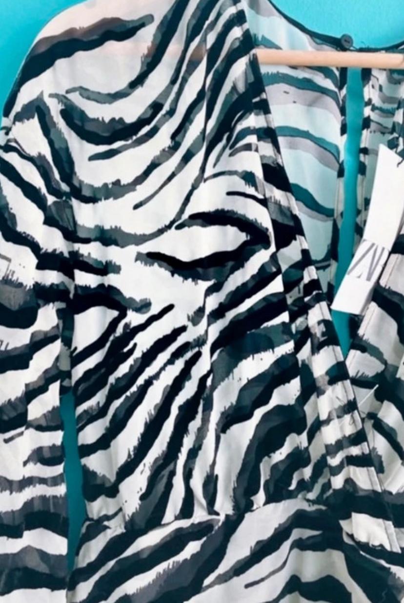 ANIMAL PRINT MINI DRESS - Image 5