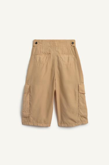 SHORT FLUIDE 16 - Écru de Zara - Image 5