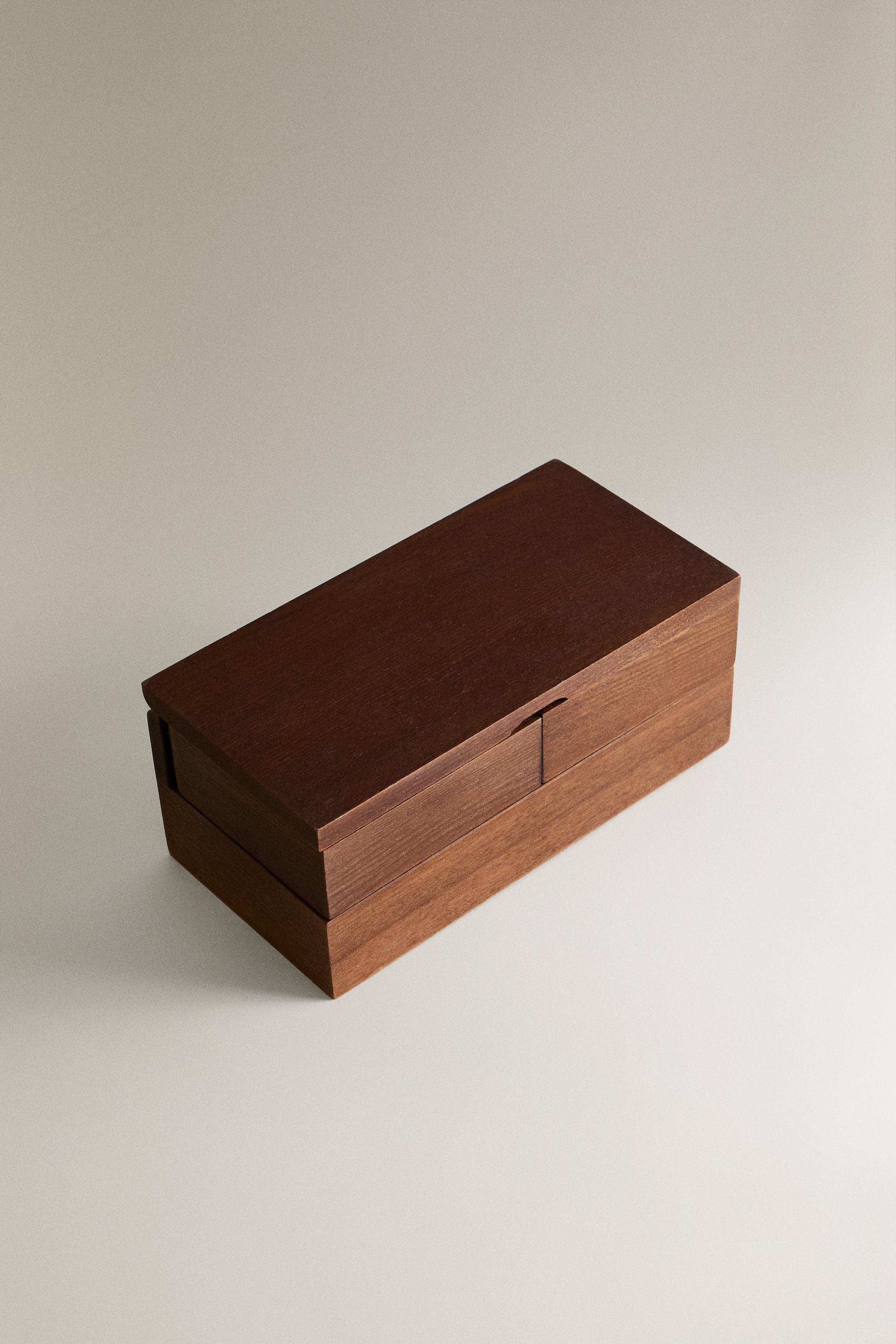 新品同様 ZARA  木製 ラージ ジュエリーボックス 木製 ラージ ジュエリーボックス | Zara Home 日本/Japan