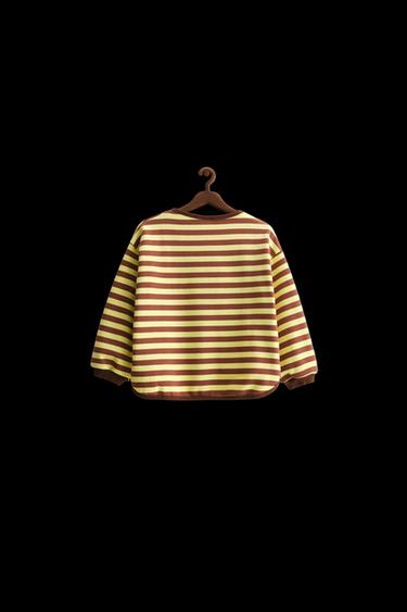 ZARA TIMELESS - STRIPED SWEATSHIRT - Chocolate by Zara